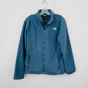 The North Face Blue Fleece Fur Lined Full Zip Jacket Men’s Size M